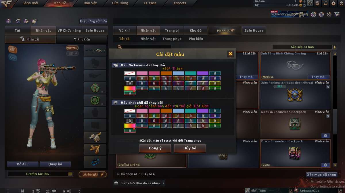shop acc cf uy tin gia re